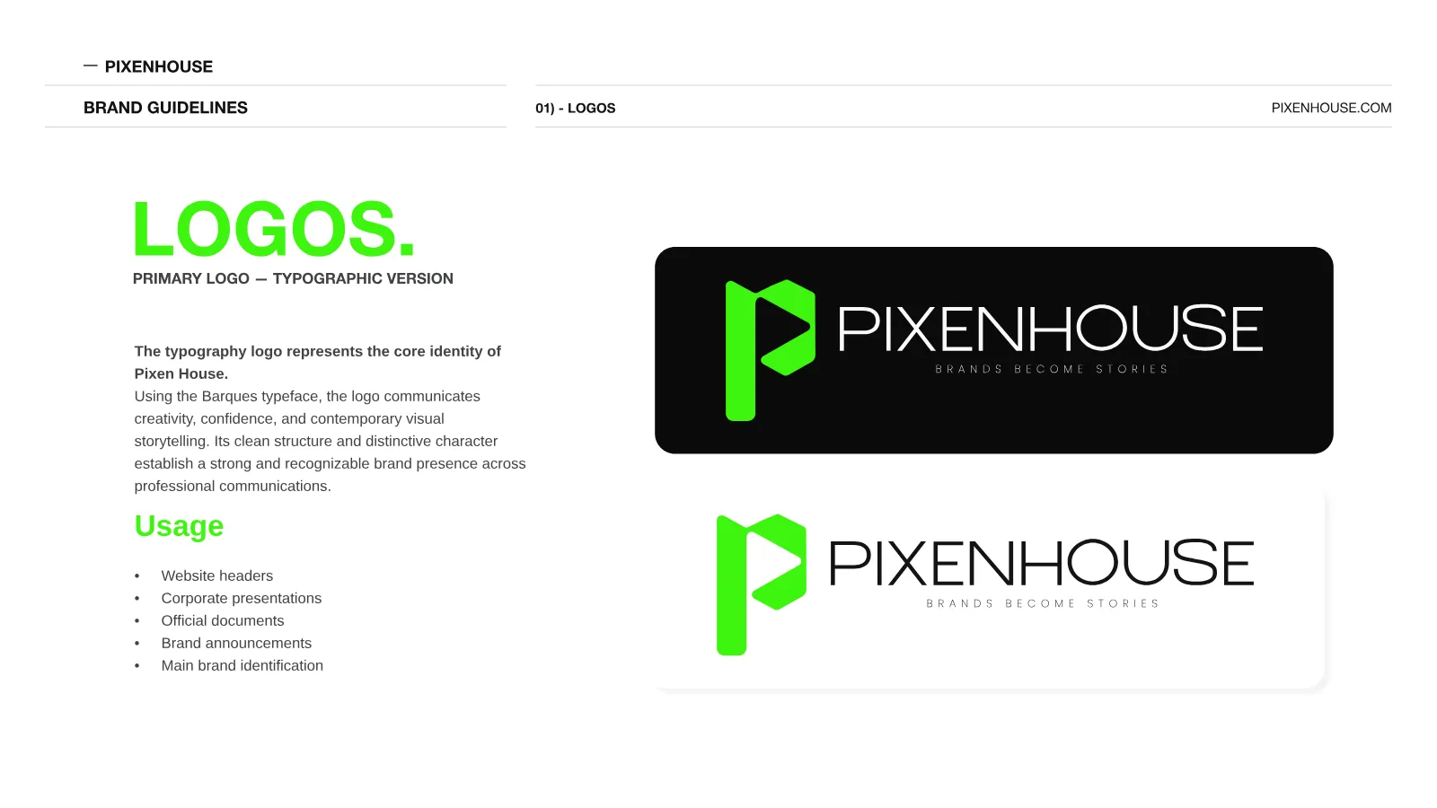 PIXENHOUSE — page 6 of 29. Brand & Web by Koussay Zayani.